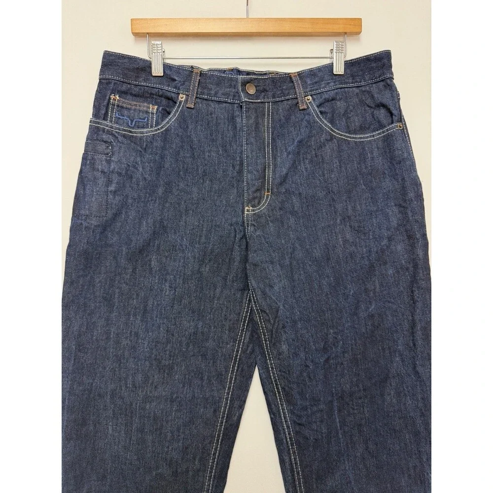 Kimes Ranch Men's Jeans Dillon 35x32 Mid Rise Relaxed Boot Cut Made in the USA - Picture 3 of 16